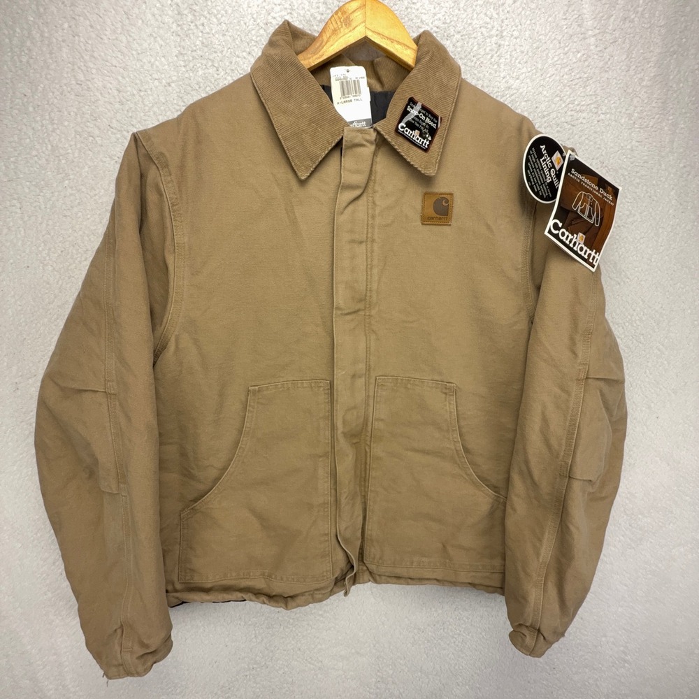 Carhartt Jacket Arctic Quilt Lined Mens XLT J22 SDL Saddle Brown NWT NOS